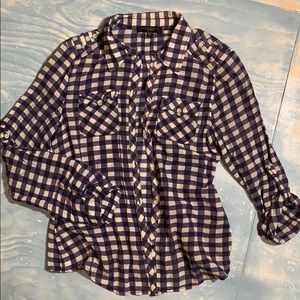 Anthropologie Sheer button down